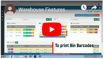 Sanfive ERP - Warehouse Features