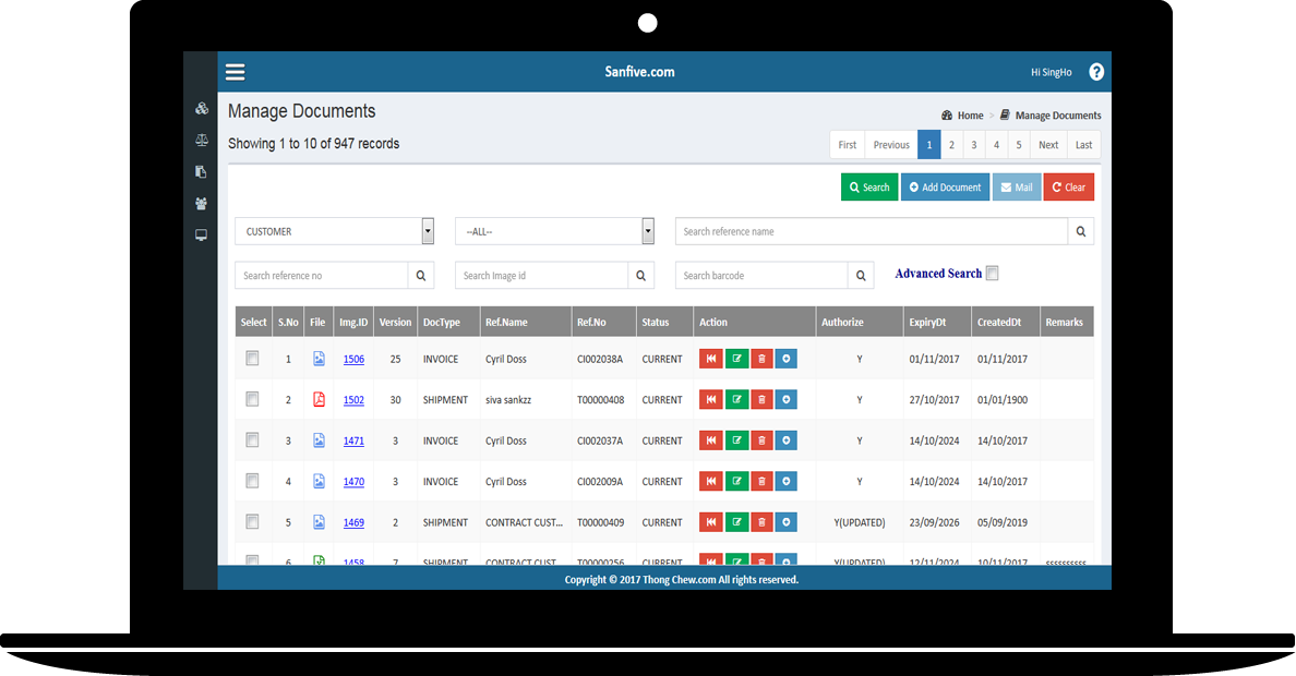 Administrator Dashboard