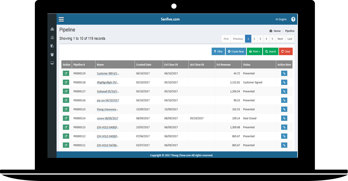 Administrator Dashboard